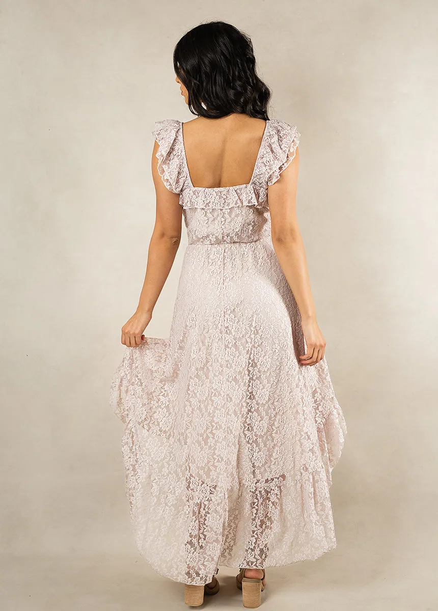 Bette Bridesmaid Dress in Rose Water