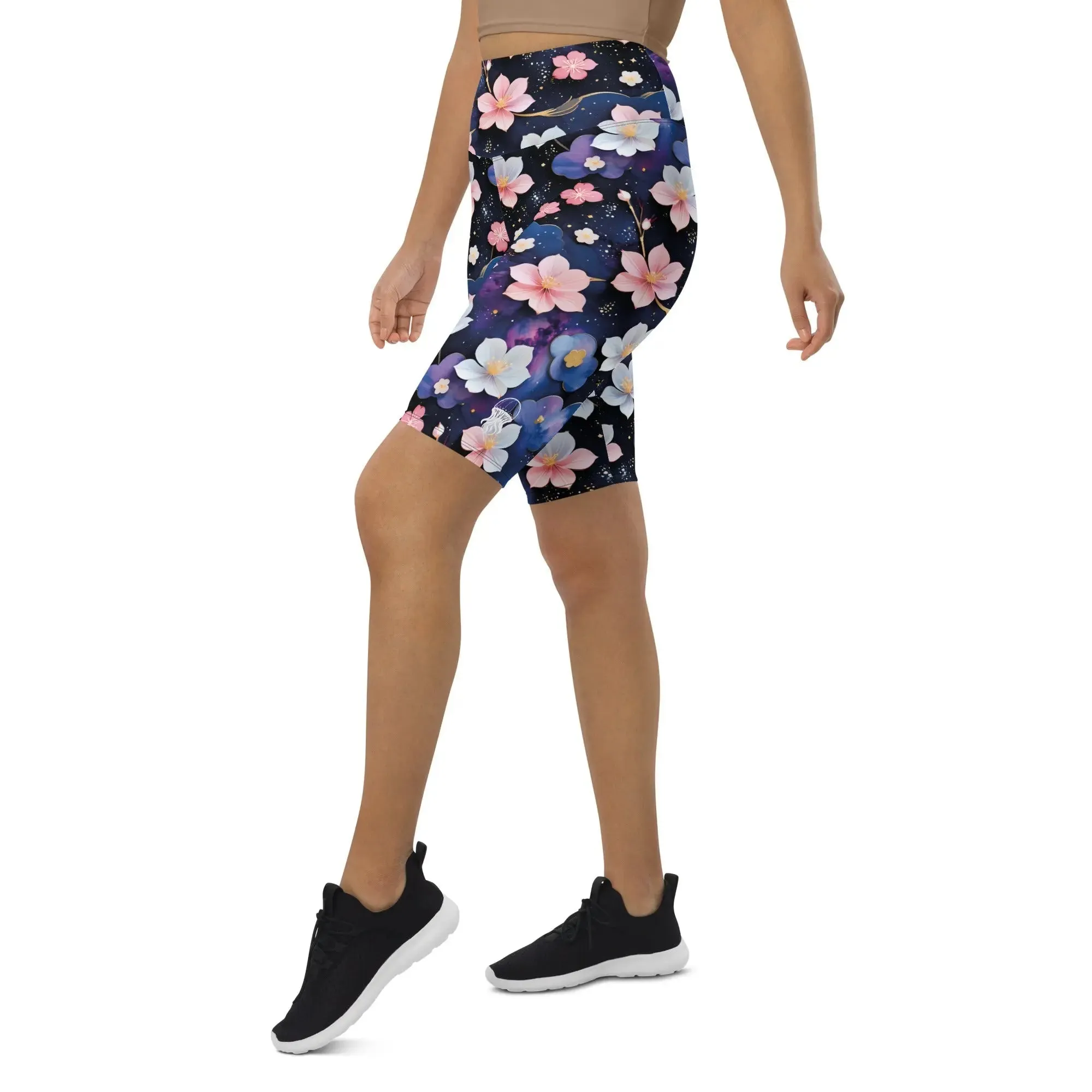 Biker Shorts - Midnight Sakura