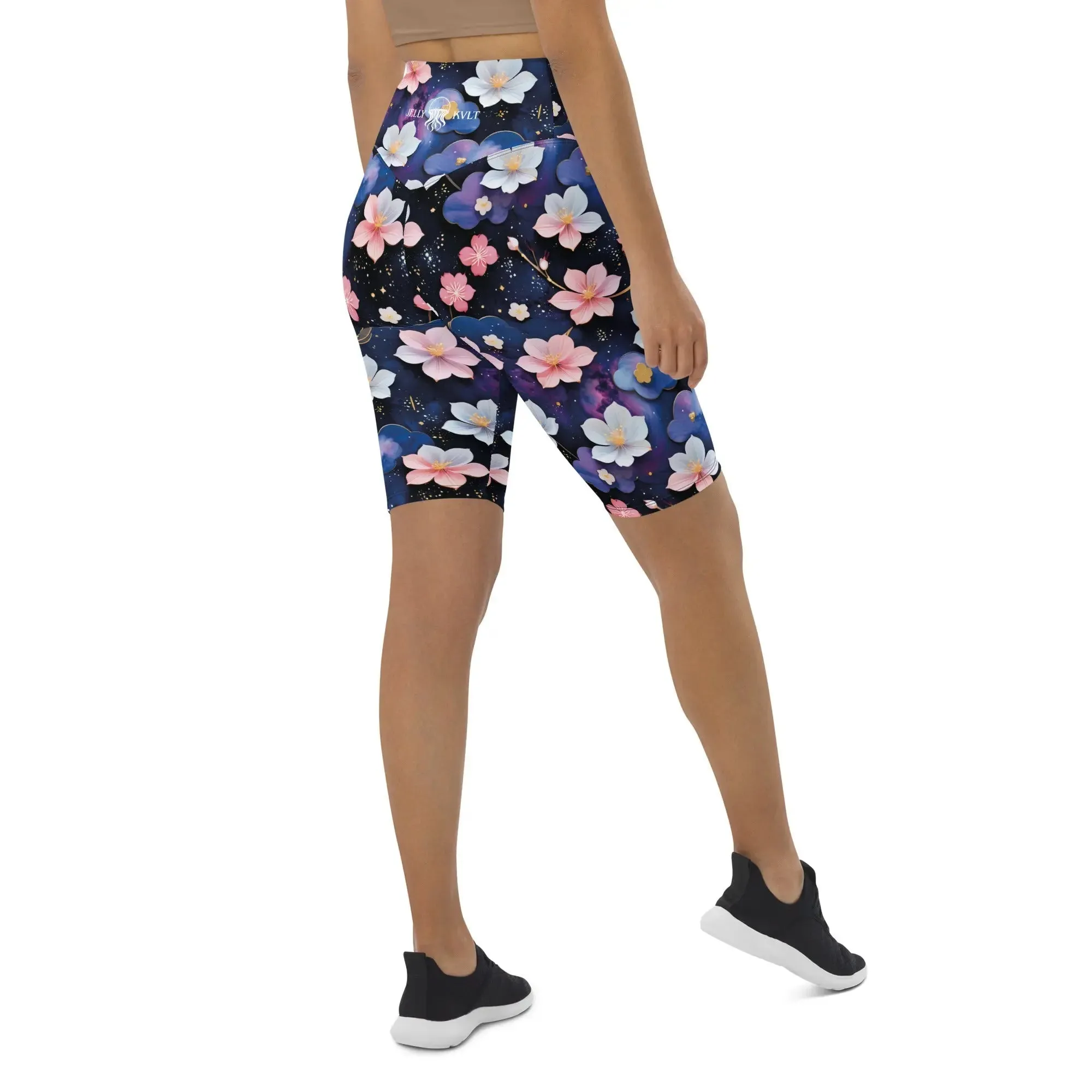 Biker Shorts - Midnight Sakura