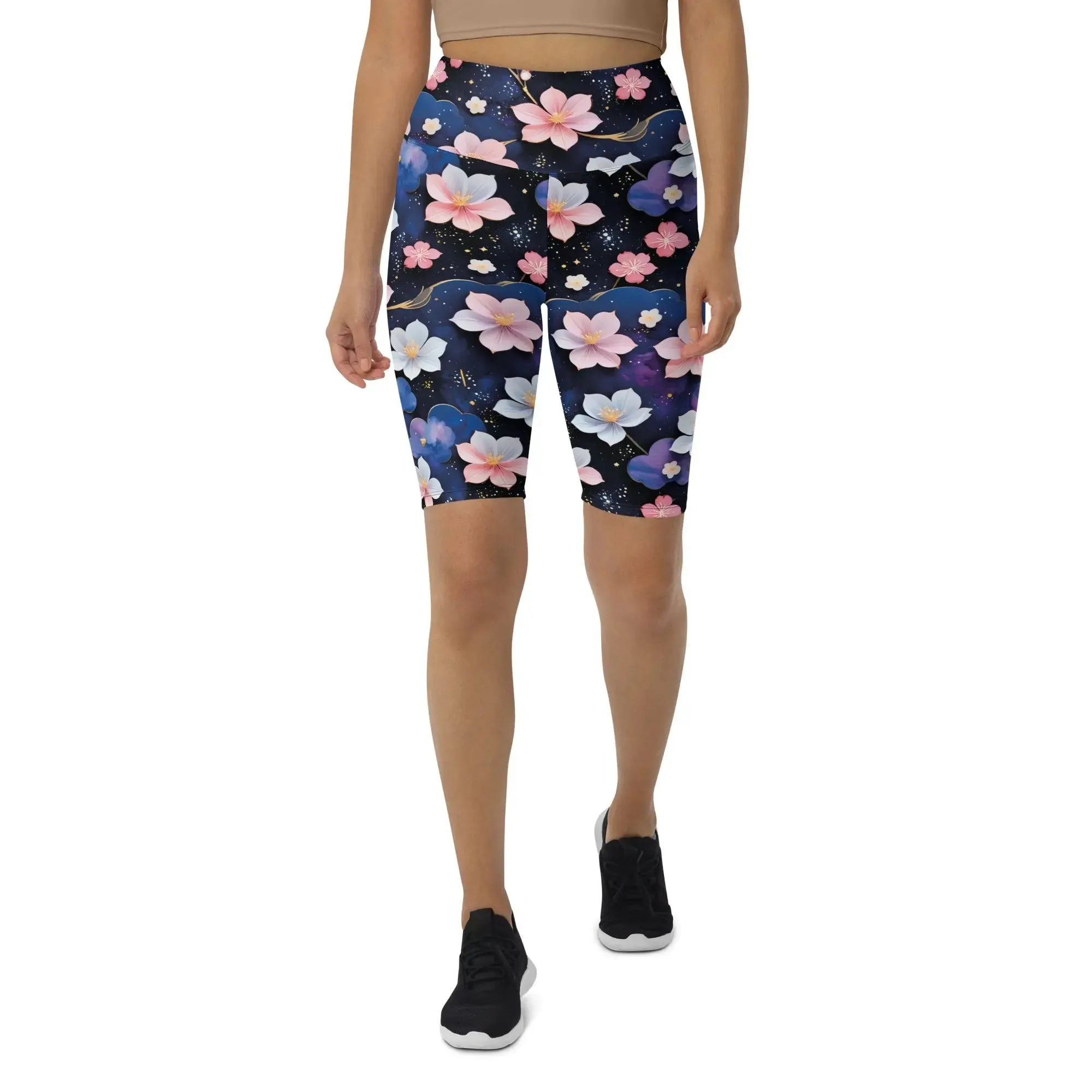 Biker Shorts - Midnight Sakura