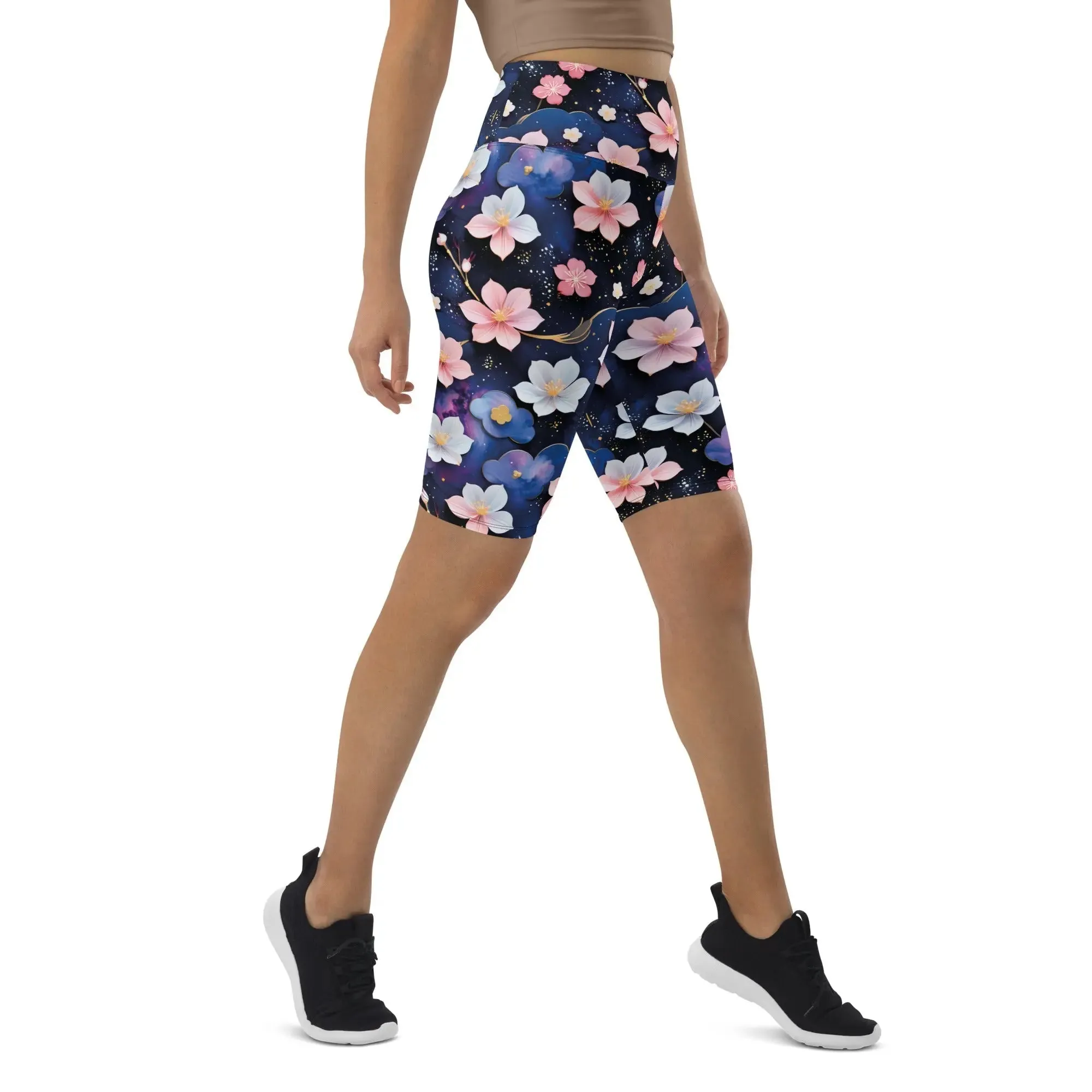 Biker Shorts - Midnight Sakura