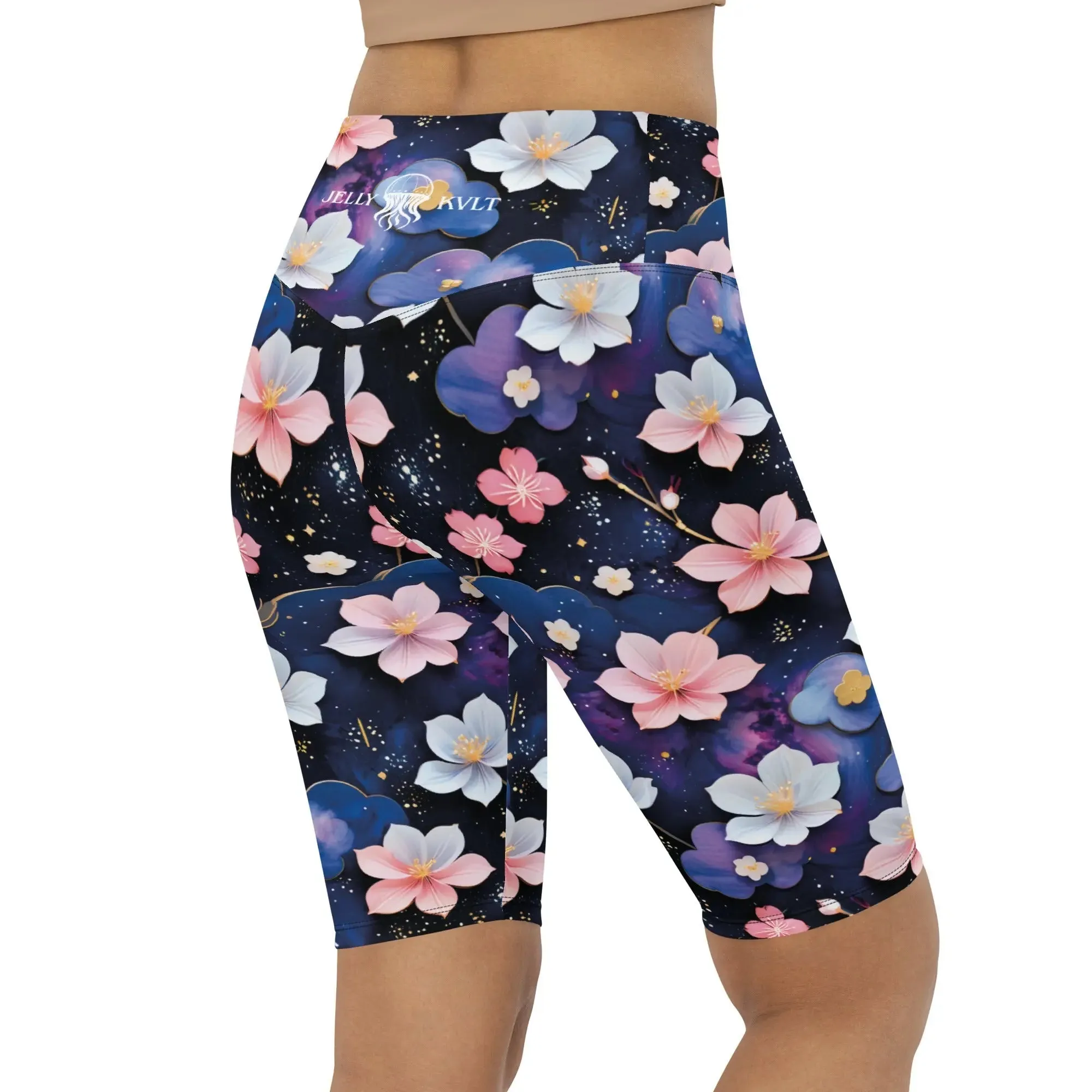 Biker Shorts - Midnight Sakura