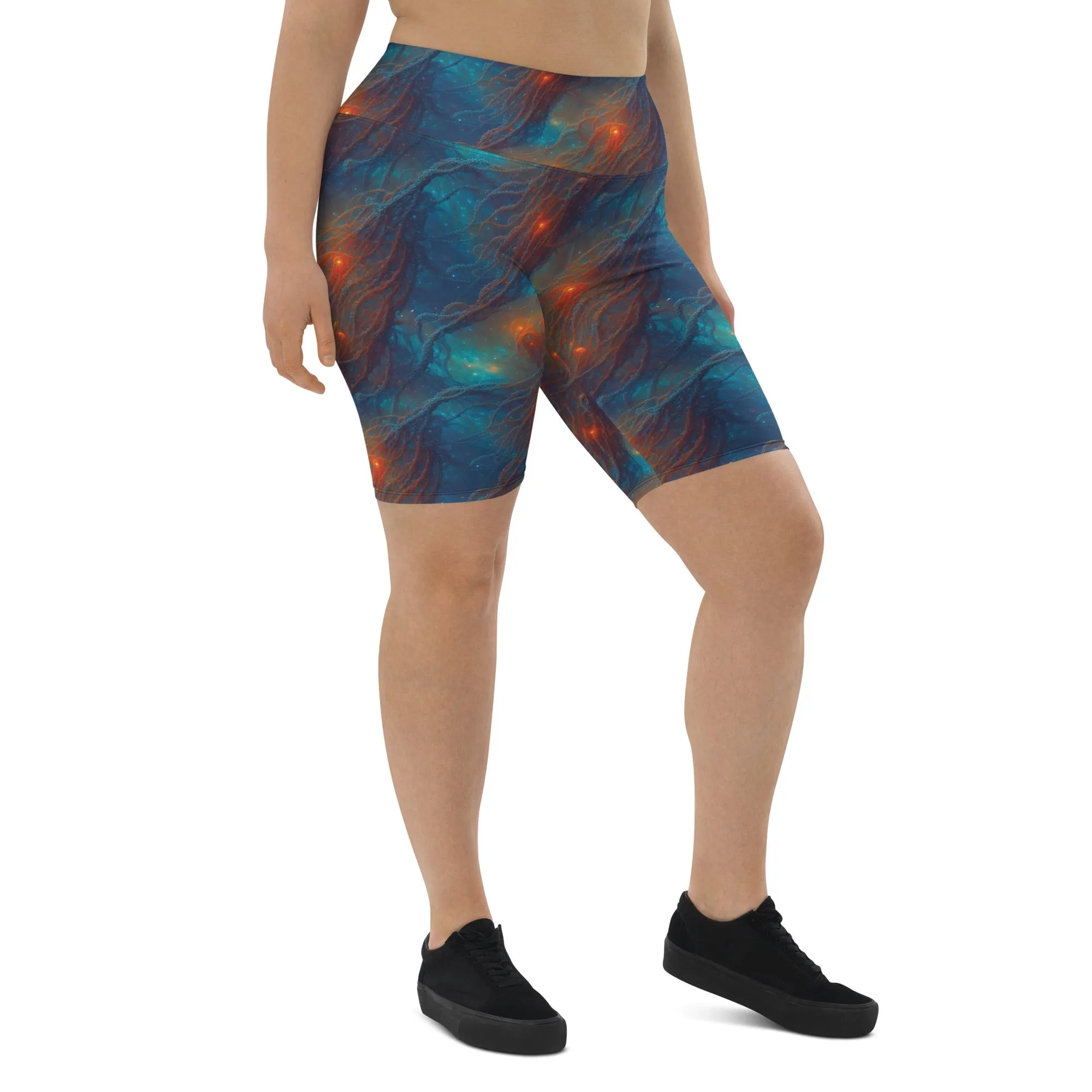 Biker Shorts - Nebular Nexus