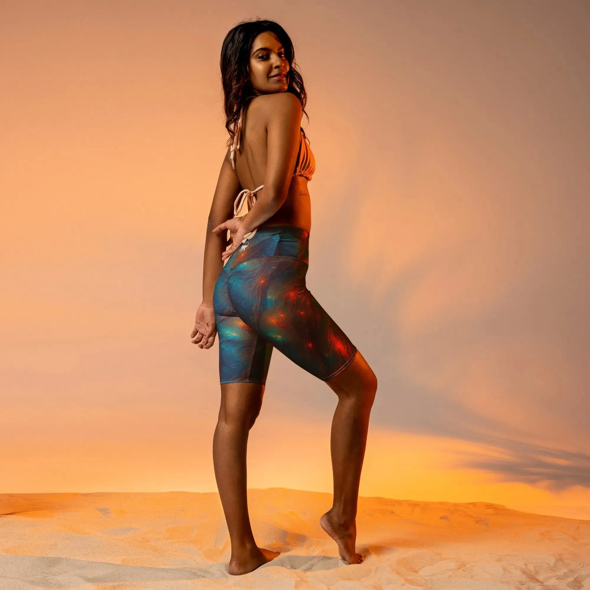 Biker Shorts - Nebular Nexus