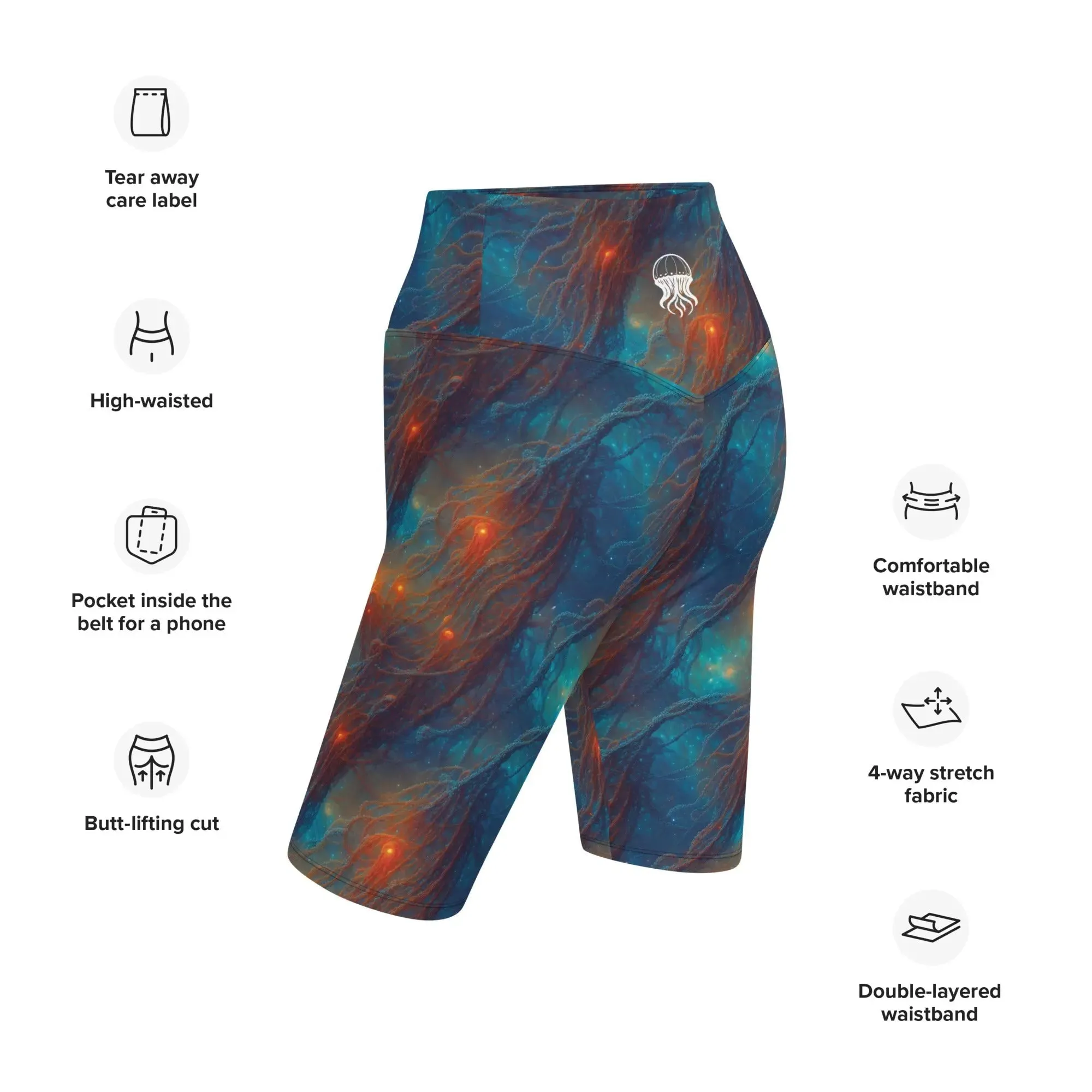 Biker Shorts - Nebular Nexus