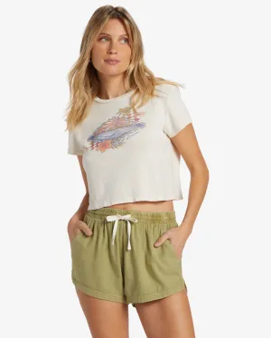 Billabong Road Trippin Elastic Waist Shorts- Avocado