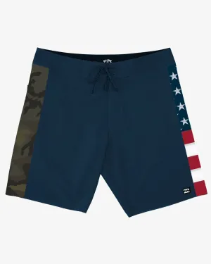 Billabong Stars Stripes D Bah Pro Boardshorts 19"
