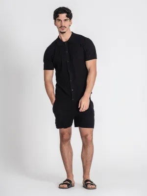 Black Clone Knit Twinset