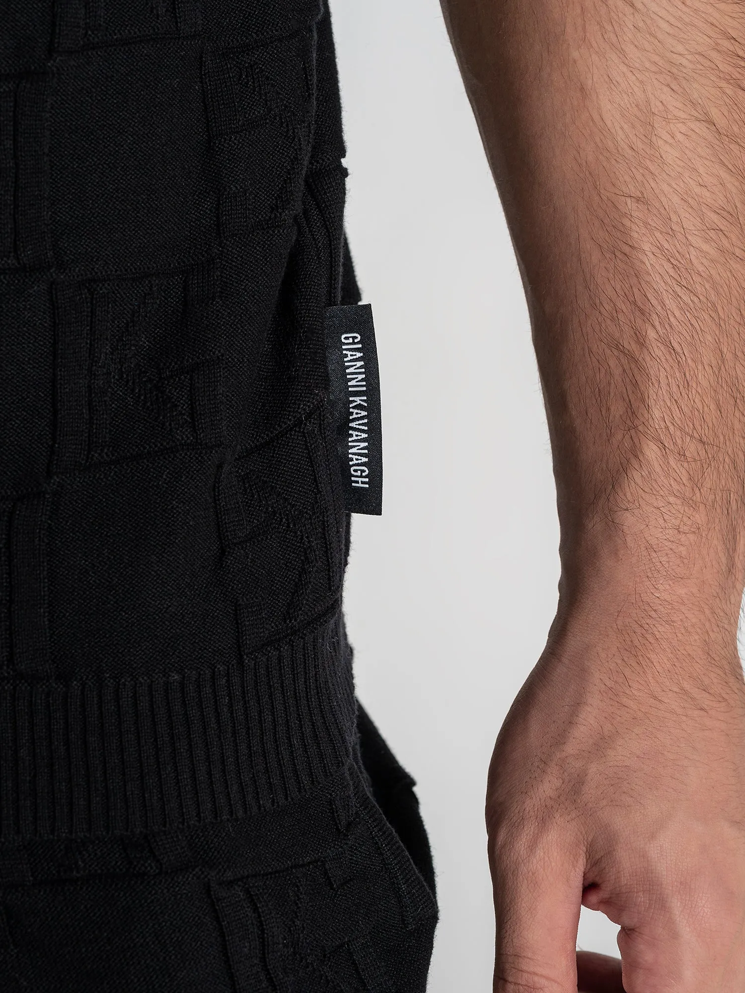 Black Clone Knit Twinset