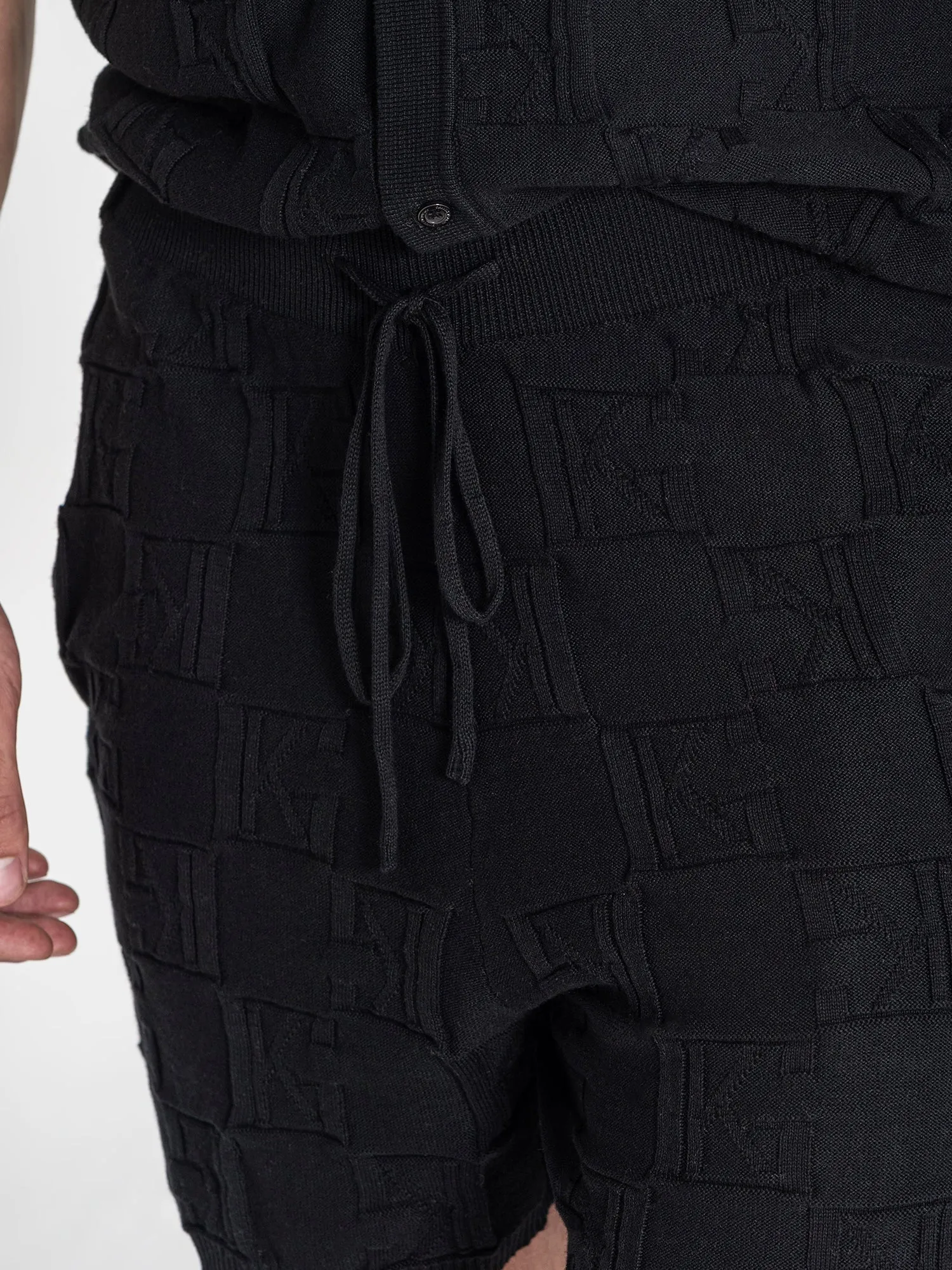 Black Clone Knit Twinset
