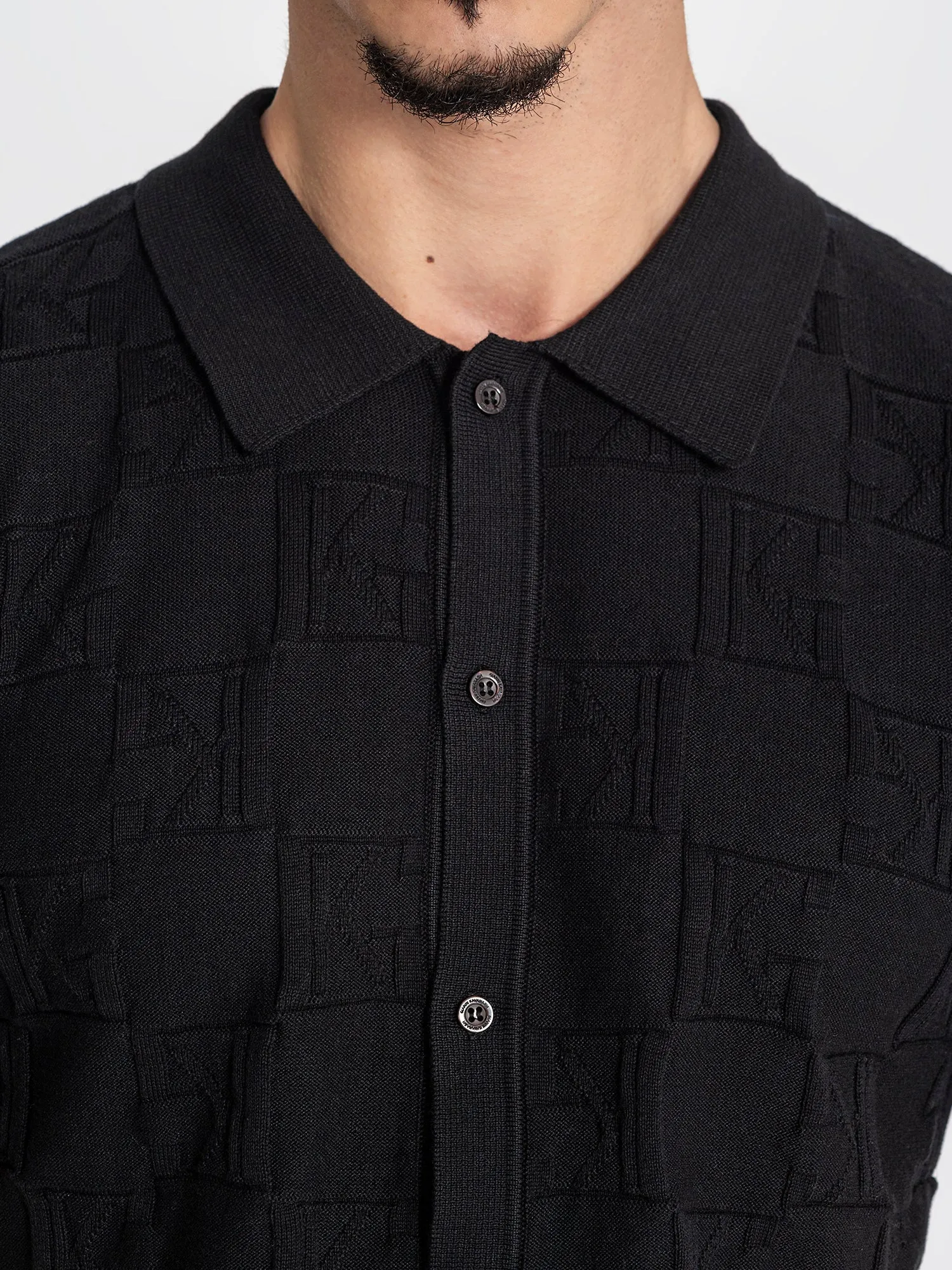 Black Clone Knit Twinset
