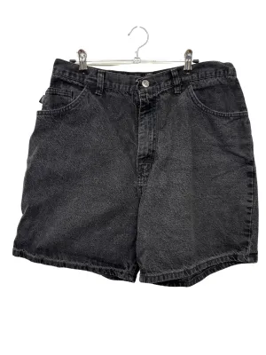 Black Highwaisted Denim Shorts