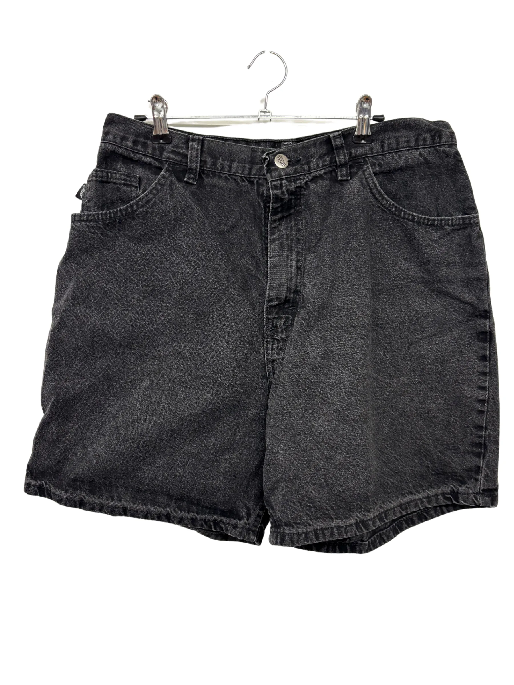 Black Highwaisted Denim Shorts