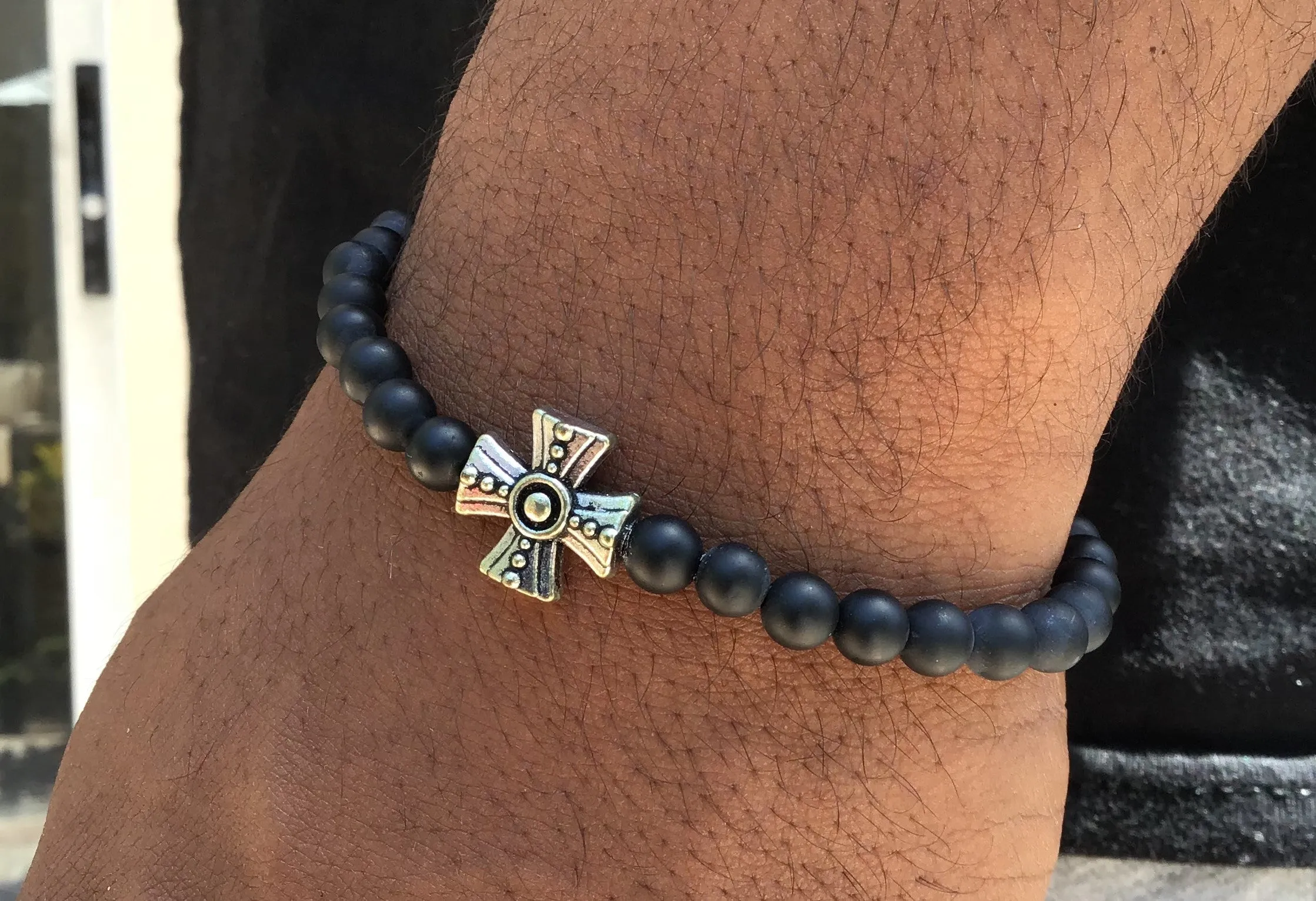 Black Onyx  Buddha 6mm