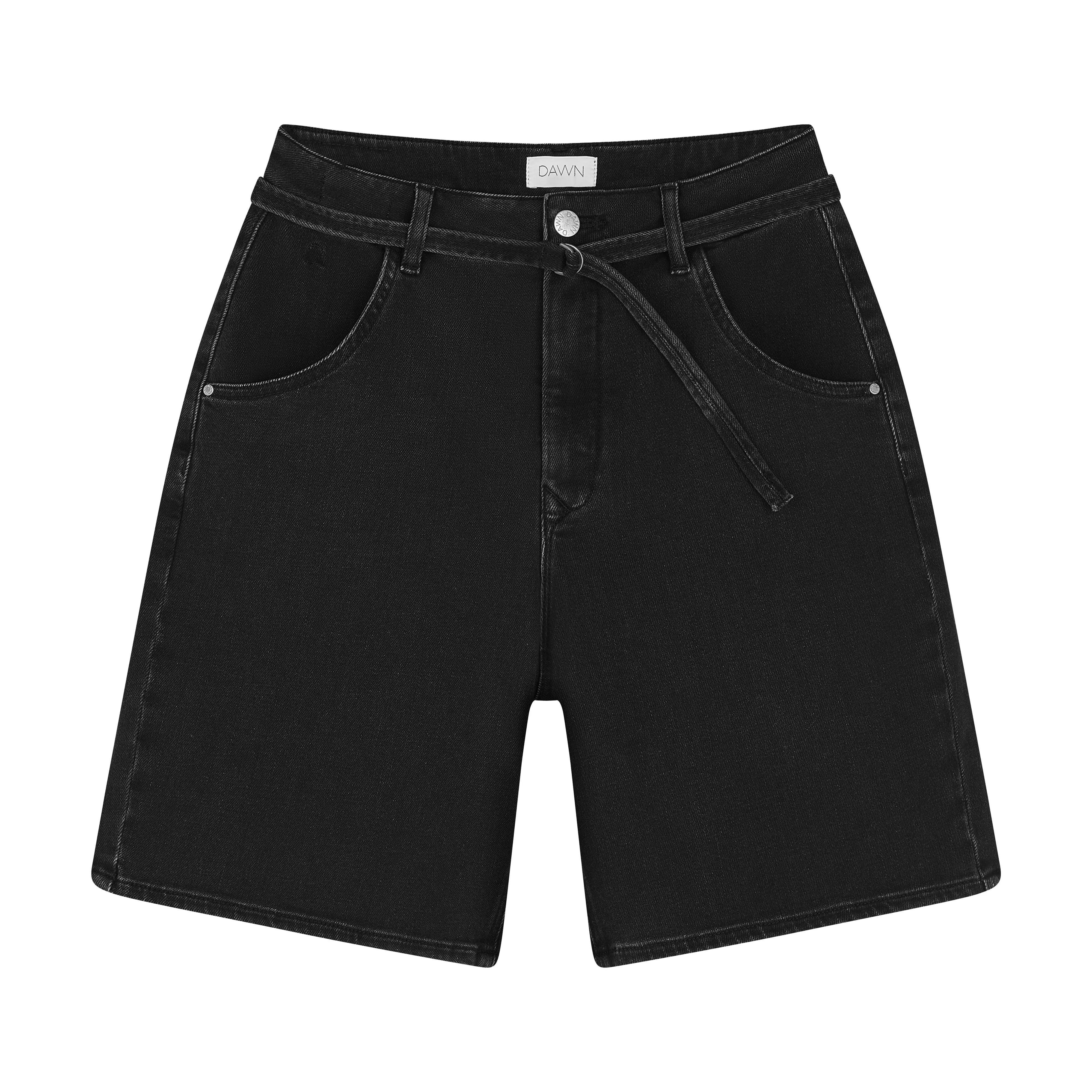 Blinky Soft Denim Shorts Black Denim
