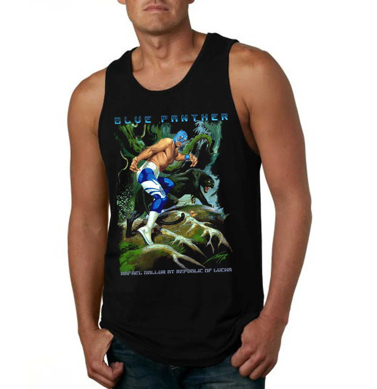 BLUE PANTHER Rafael Gallur t-shirt