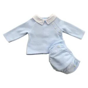 Blue Shorts Set