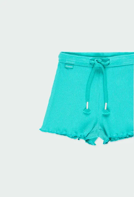 Boboli Blue Knit Shorts