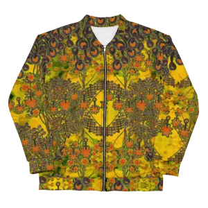 Bomber Jacket (Unisex)(WindSong Flower) RJSTH@Fabric#1 RJSTHW2022 RJS