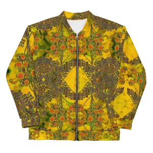 Bomber Jacket (Unisex)(WindSong Flower) RJSTH@Fabric#1 RJSTHW2022 RJS