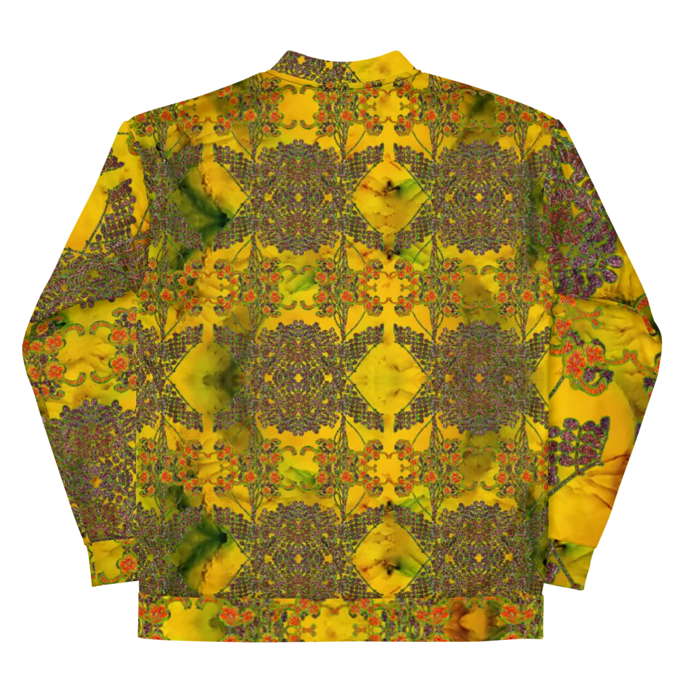 Bomber Jacket (Unisex)(WindSong Flower) RJSTH@Fabric#1 RJSTHW2022 RJS