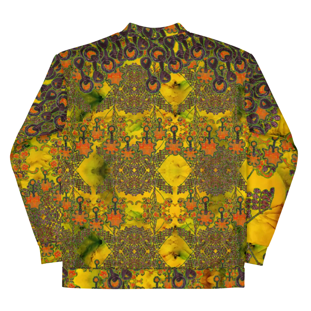 Bomber Jacket (Unisex)(WindSong Flower) RJSTH@Fabric#1 RJSTHW2022 RJS
