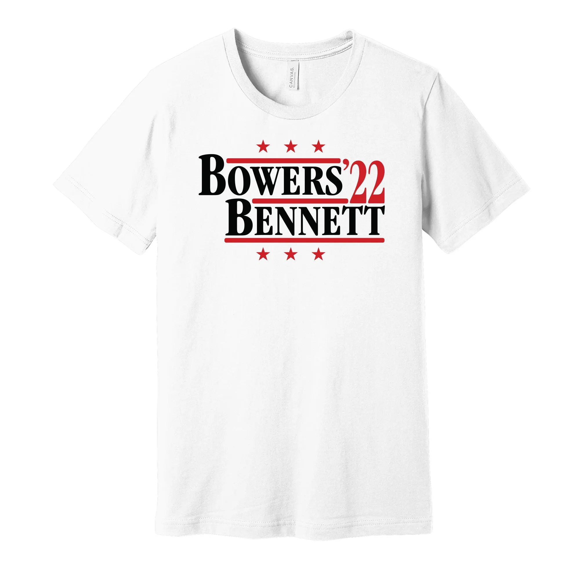 Bowers & Bennett '22 - Georgia Football Political Campaign Parody T-Shirt - Hyper Than Hype Shirts