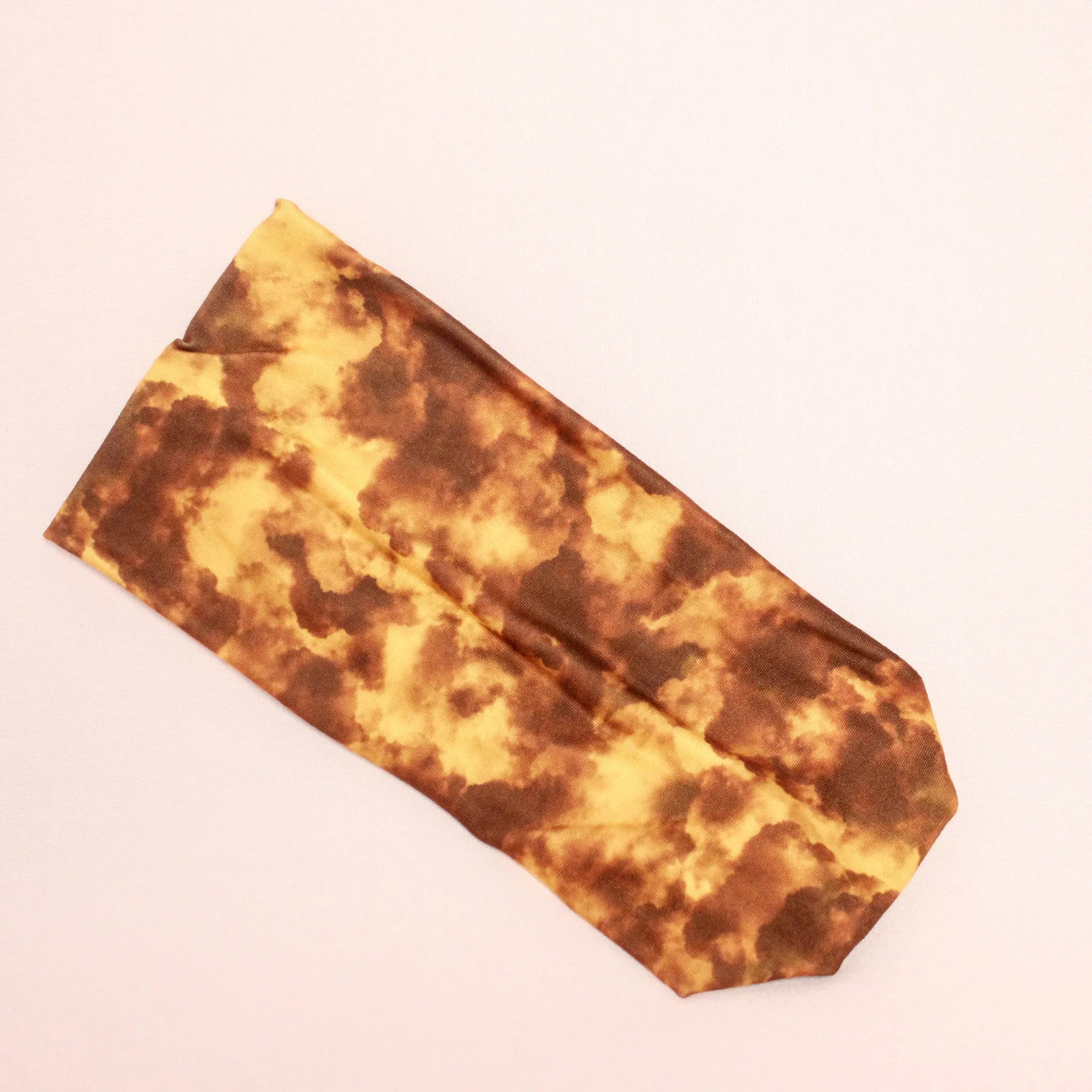 Brown and Gold Stretch Headband