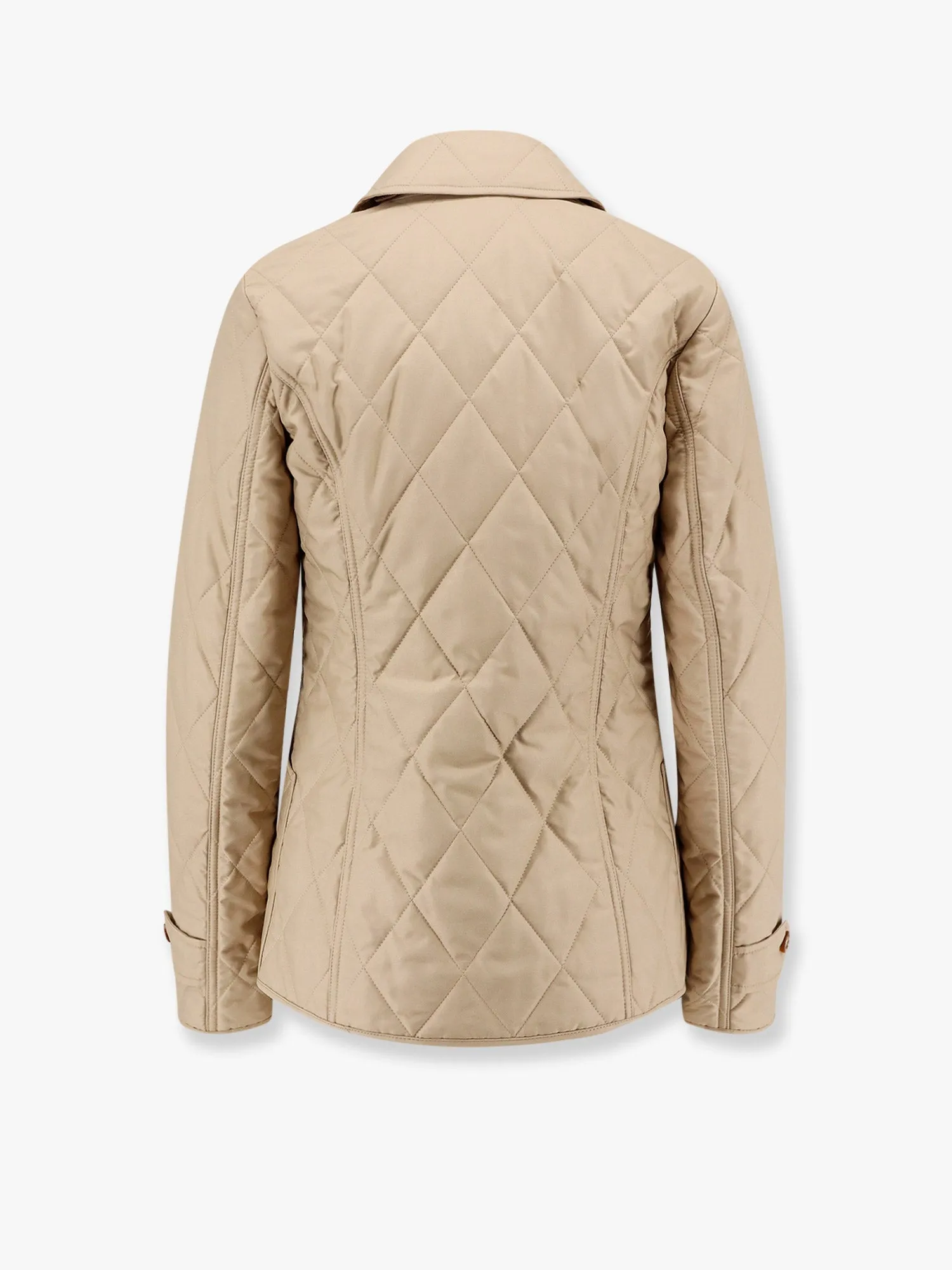 Burberry Fernleigh Quilted Jacket With Check Lining