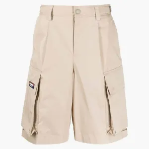 Burberry Technical Cotton Shorts Soft Fawn