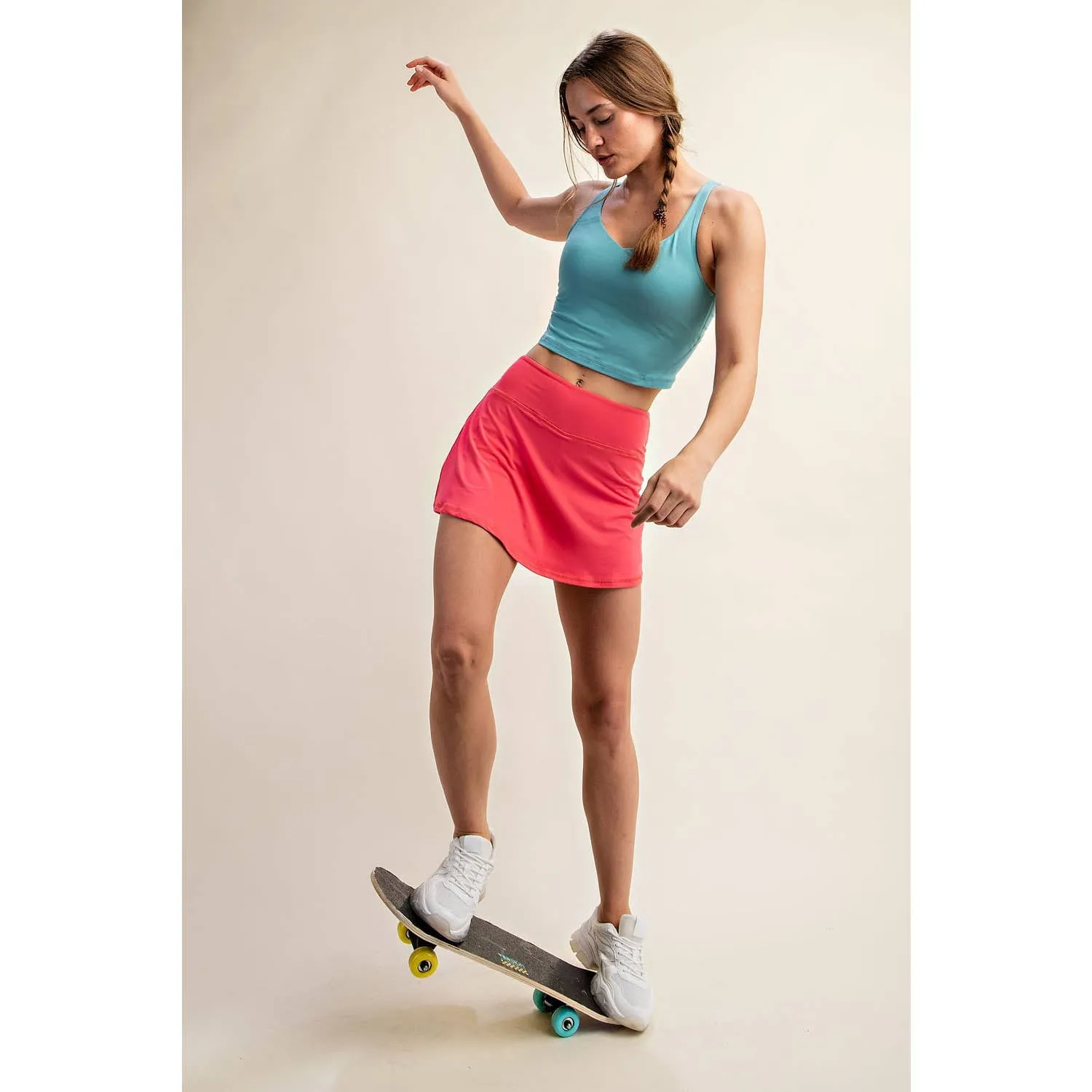 Butter Soft Skort Flamingo Pink