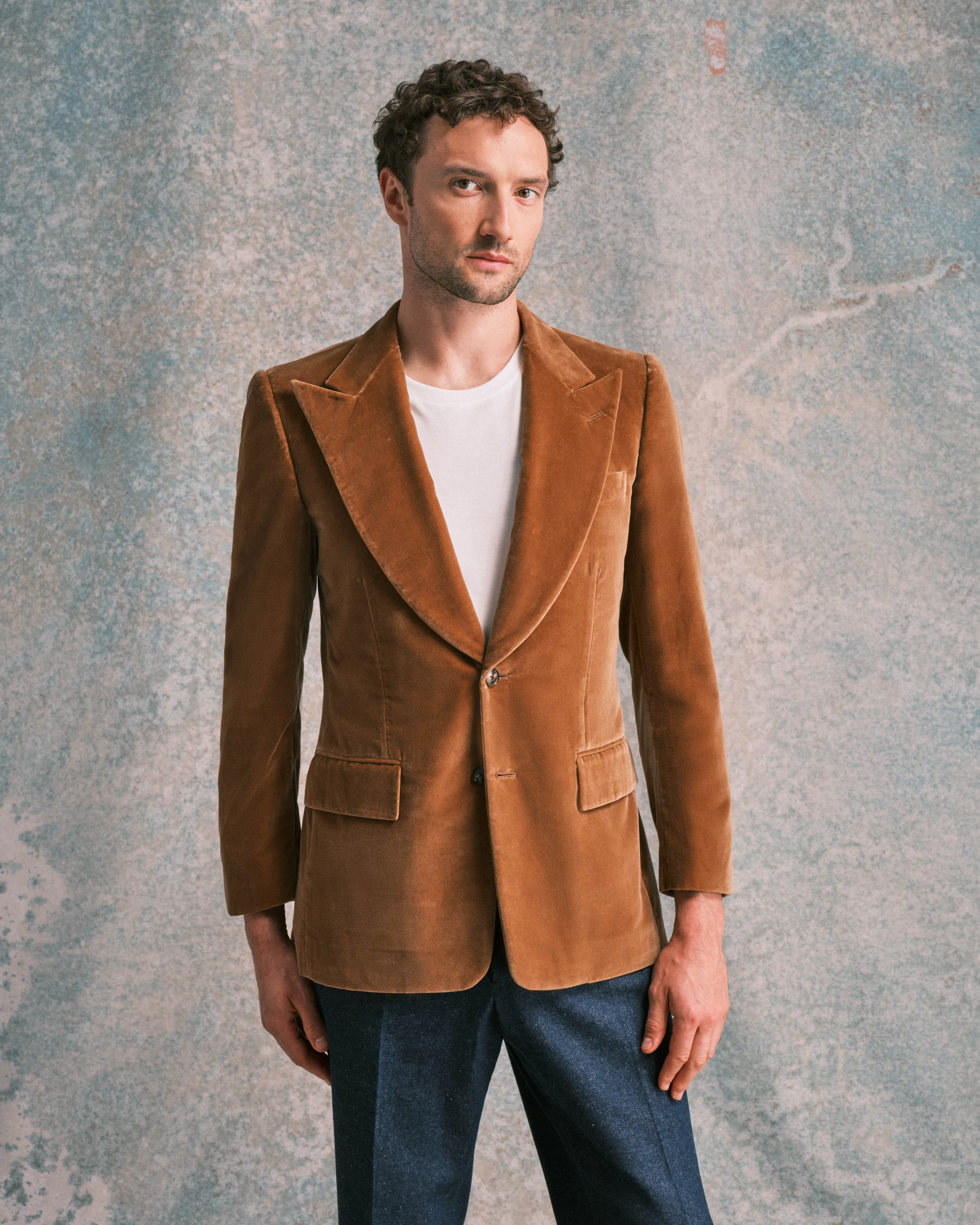 Caramel Velvet Jacket