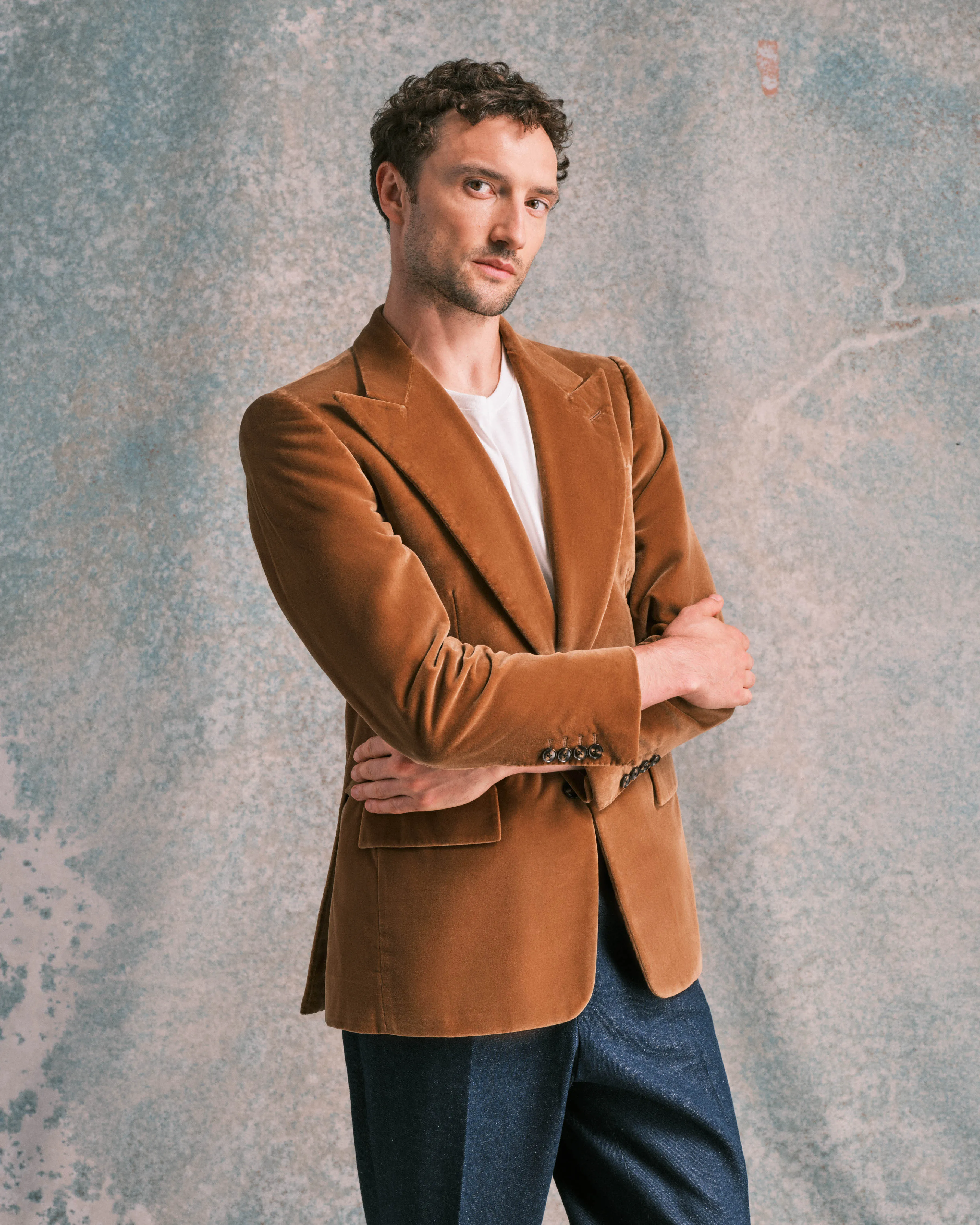 Caramel Velvet Jacket