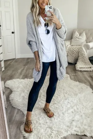 Casual Daily Solid Cardigan Cardigan Collar Sweaters(6 Colors)