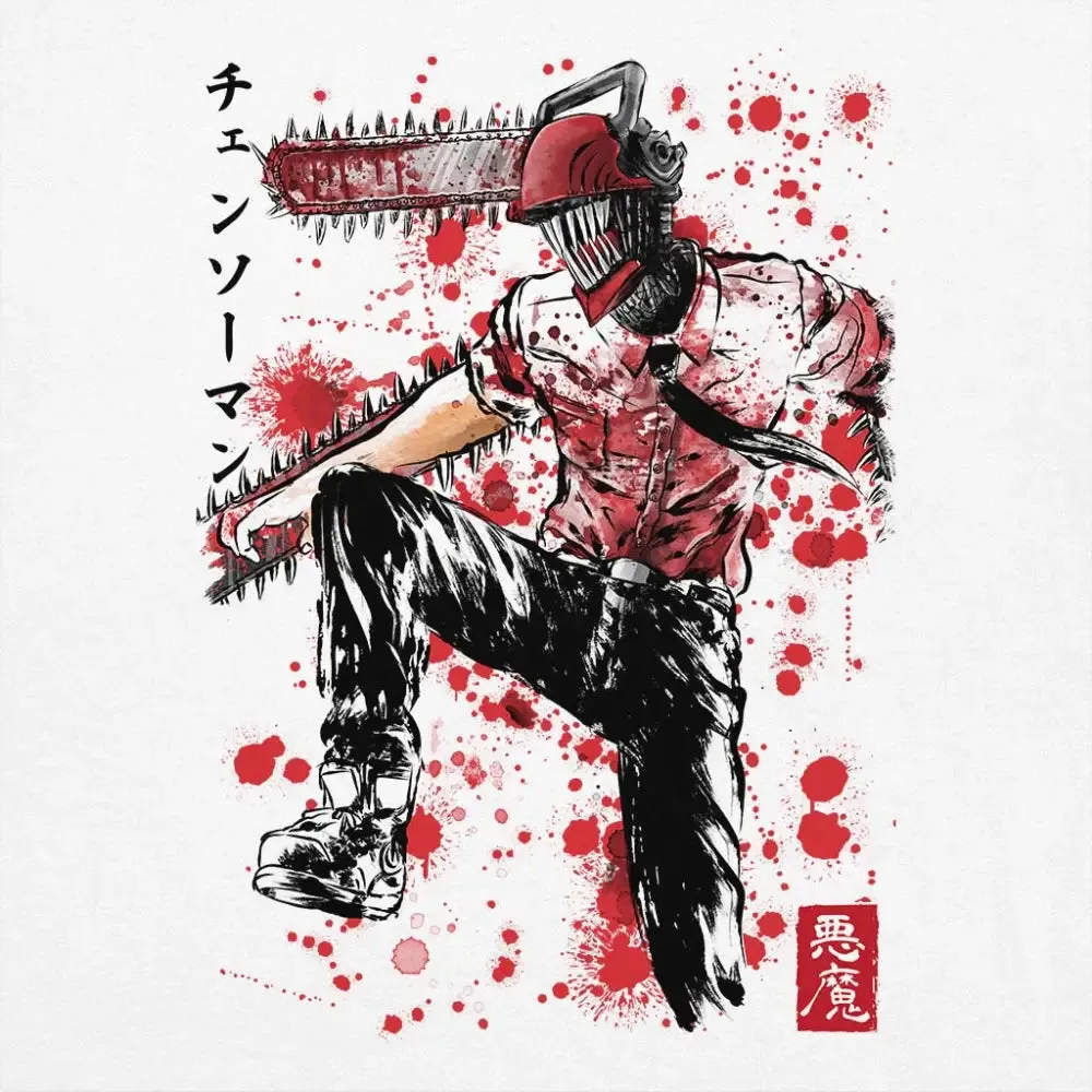 Chainsaw Sumi-e Tank Top