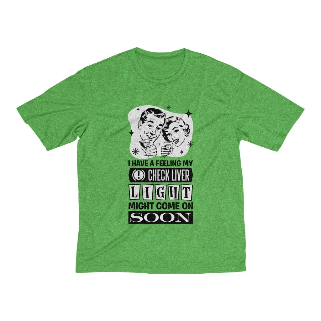 CHECK LIVER LIGHT Men's Heather Dri-Fit Tee