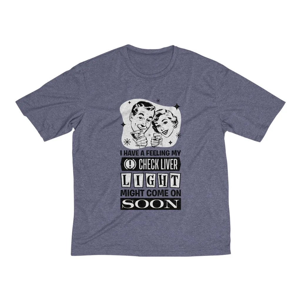 CHECK LIVER LIGHT Men's Heather Dri-Fit Tee