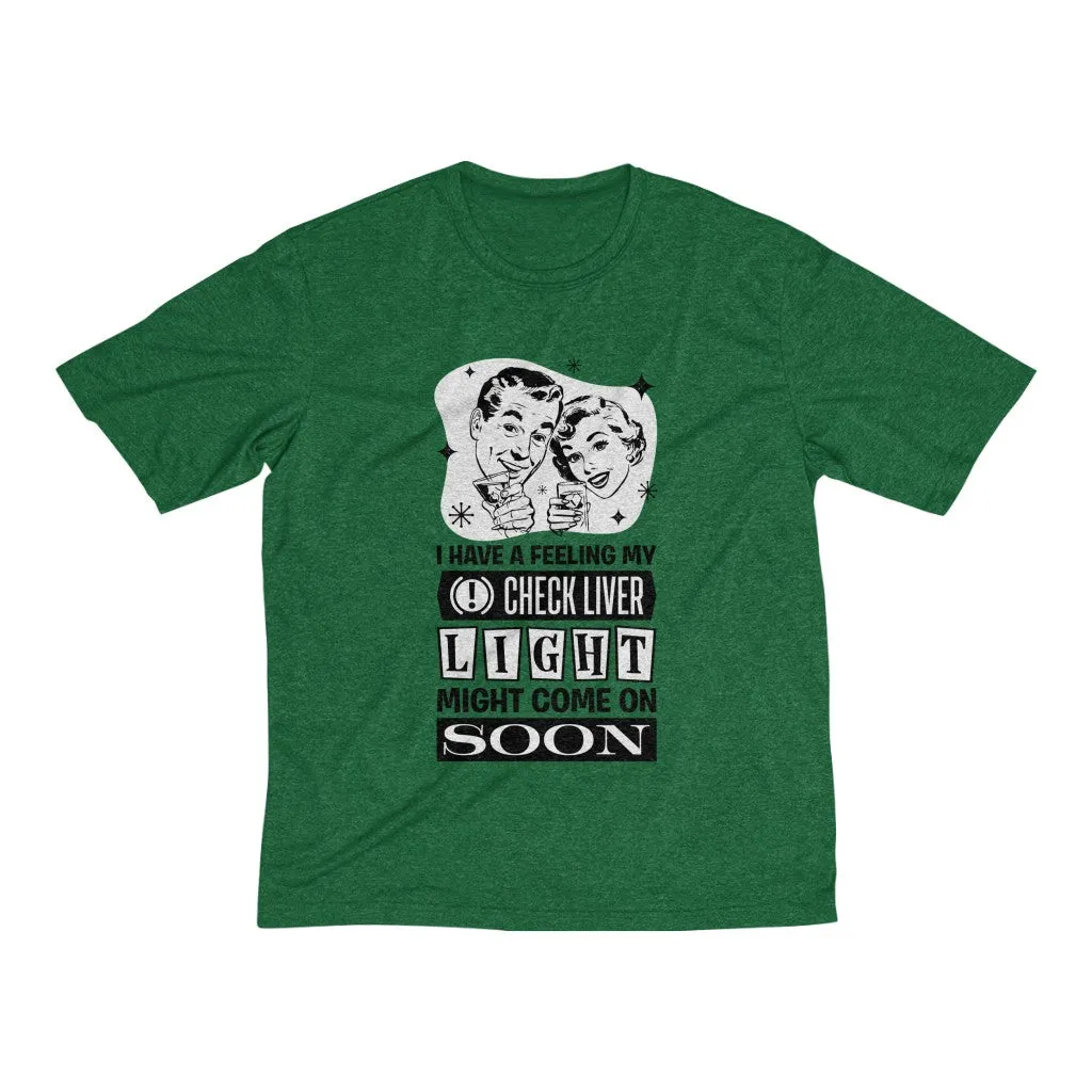CHECK LIVER LIGHT Men's Heather Dri-Fit Tee