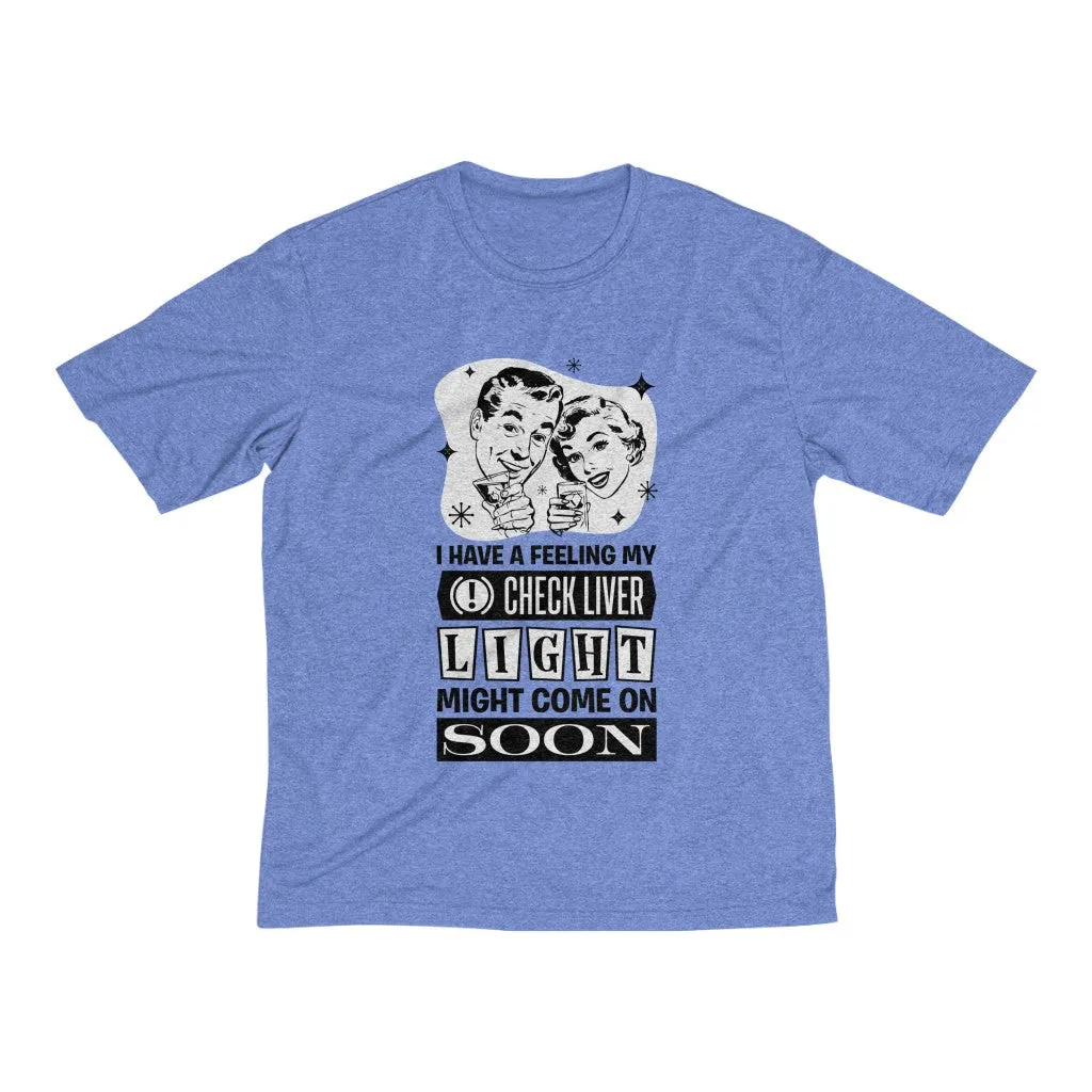 CHECK LIVER LIGHT Men's Heather Dri-Fit Tee
