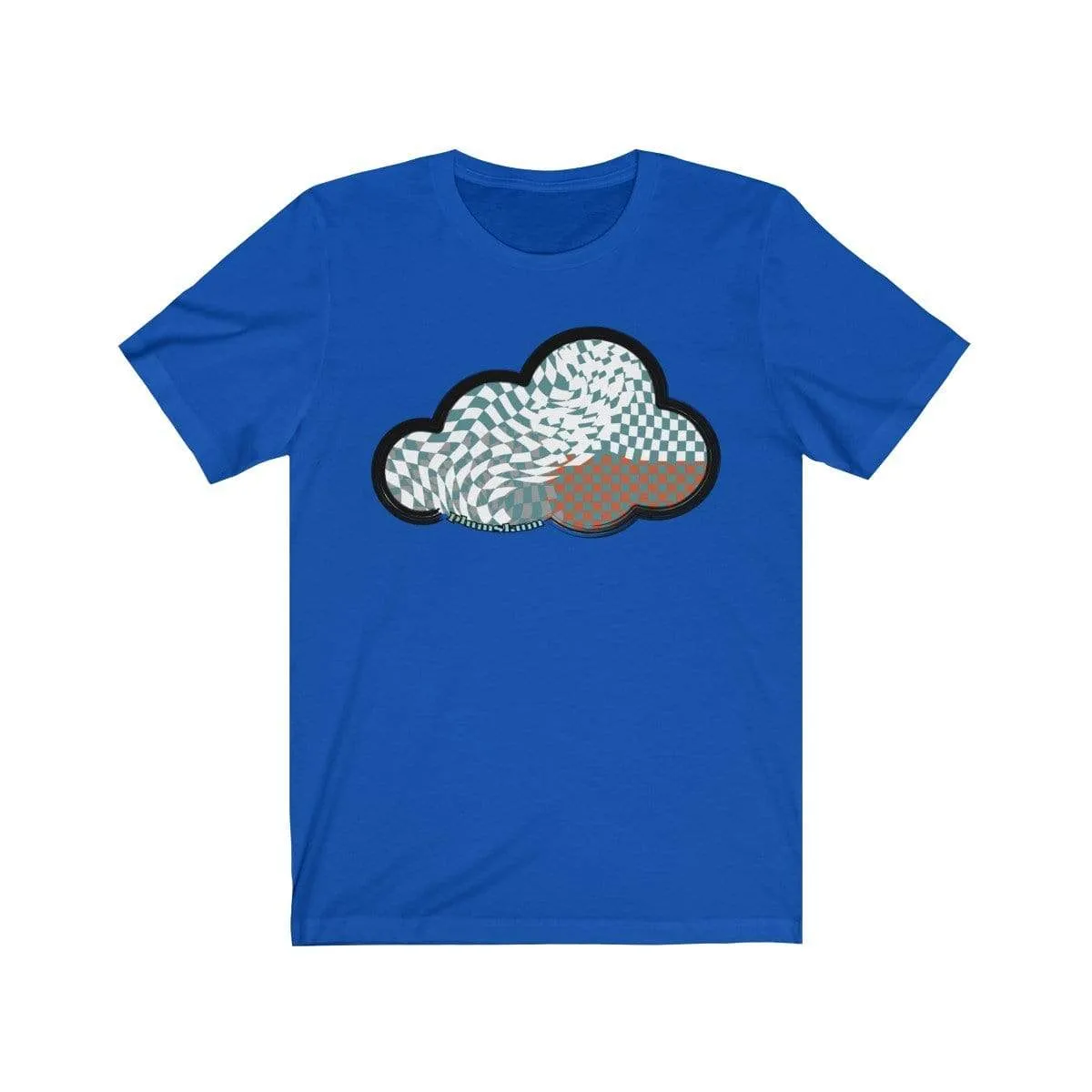 Checker Art Clouds T-Shirt