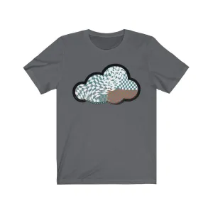 Checker Art Clouds T-Shirt