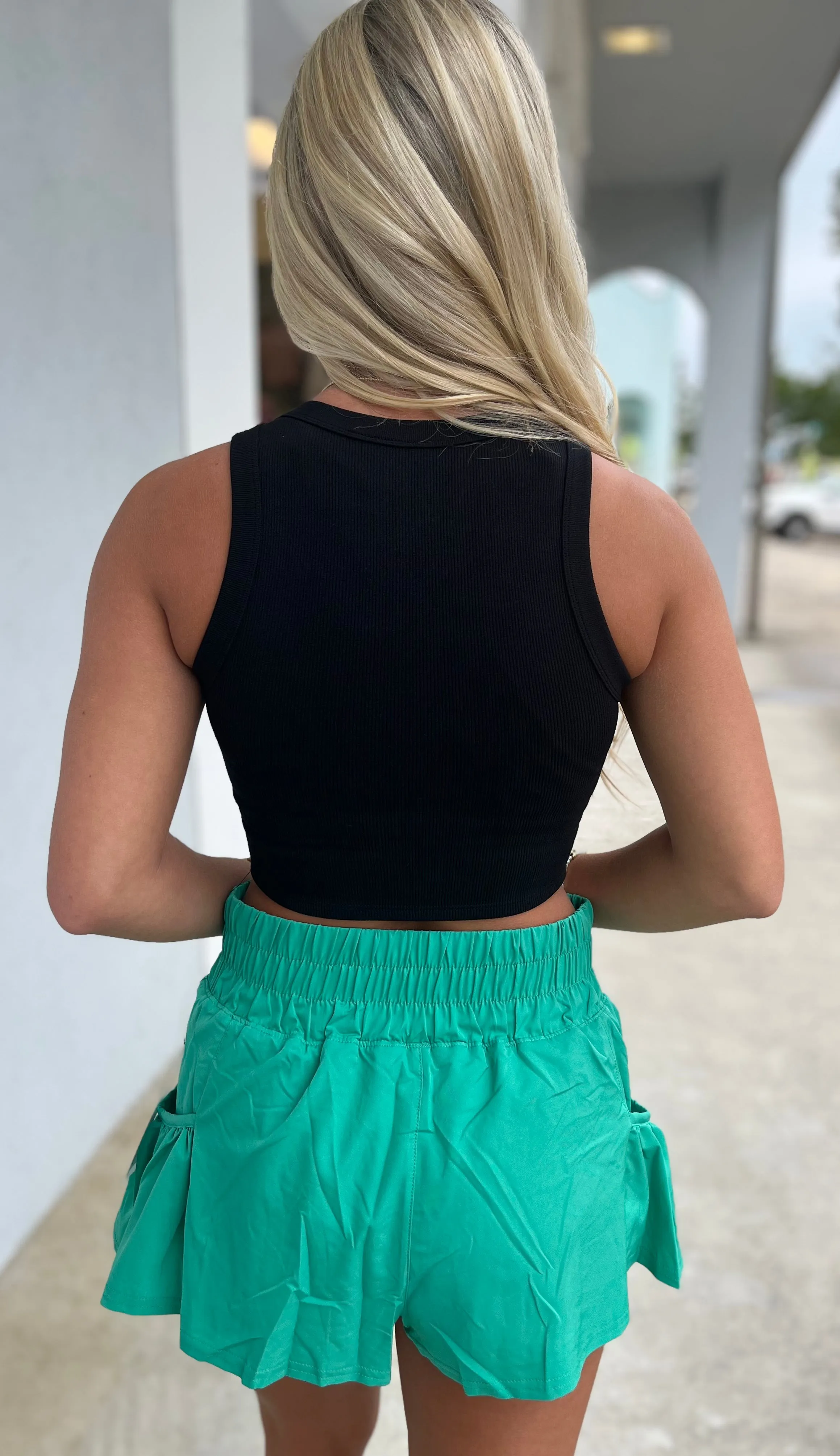 Chic Breeze Shorts , Sea Green