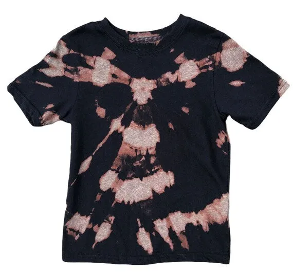 Child Bleach Dye Short Sleeve Shirt
