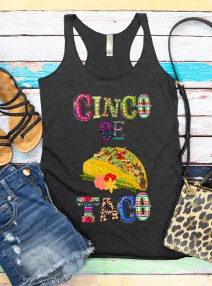 Cinco De Taco Tank Top/ Cinco De Mayo Tank