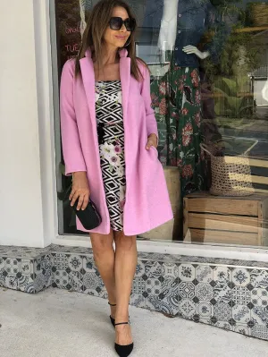 Classic Coat - Candy Pink