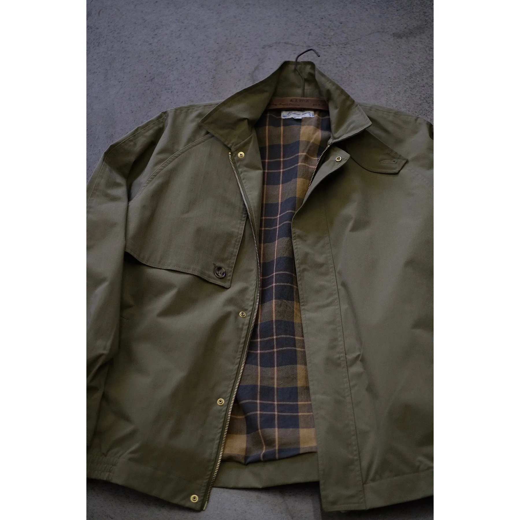 Classic Olive Harrington Jacket