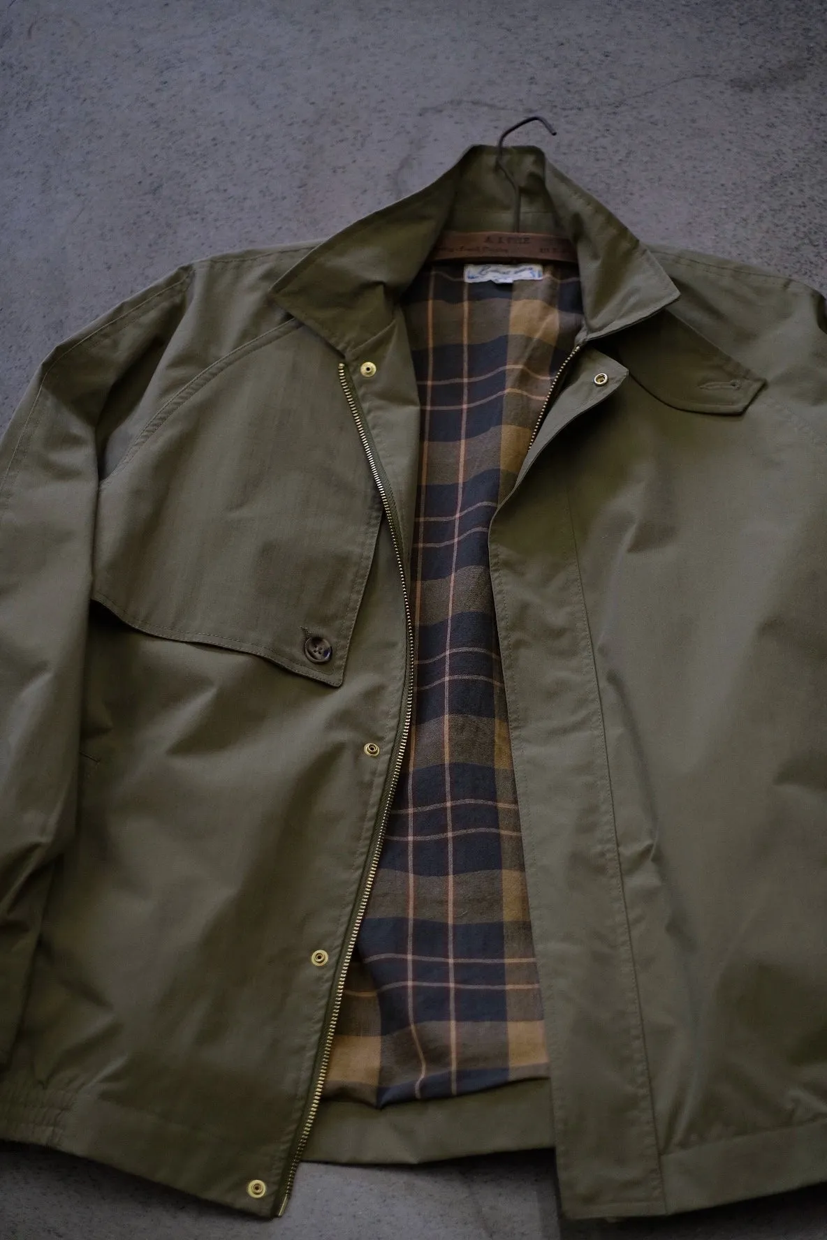 Classic Olive Harrington Jacket