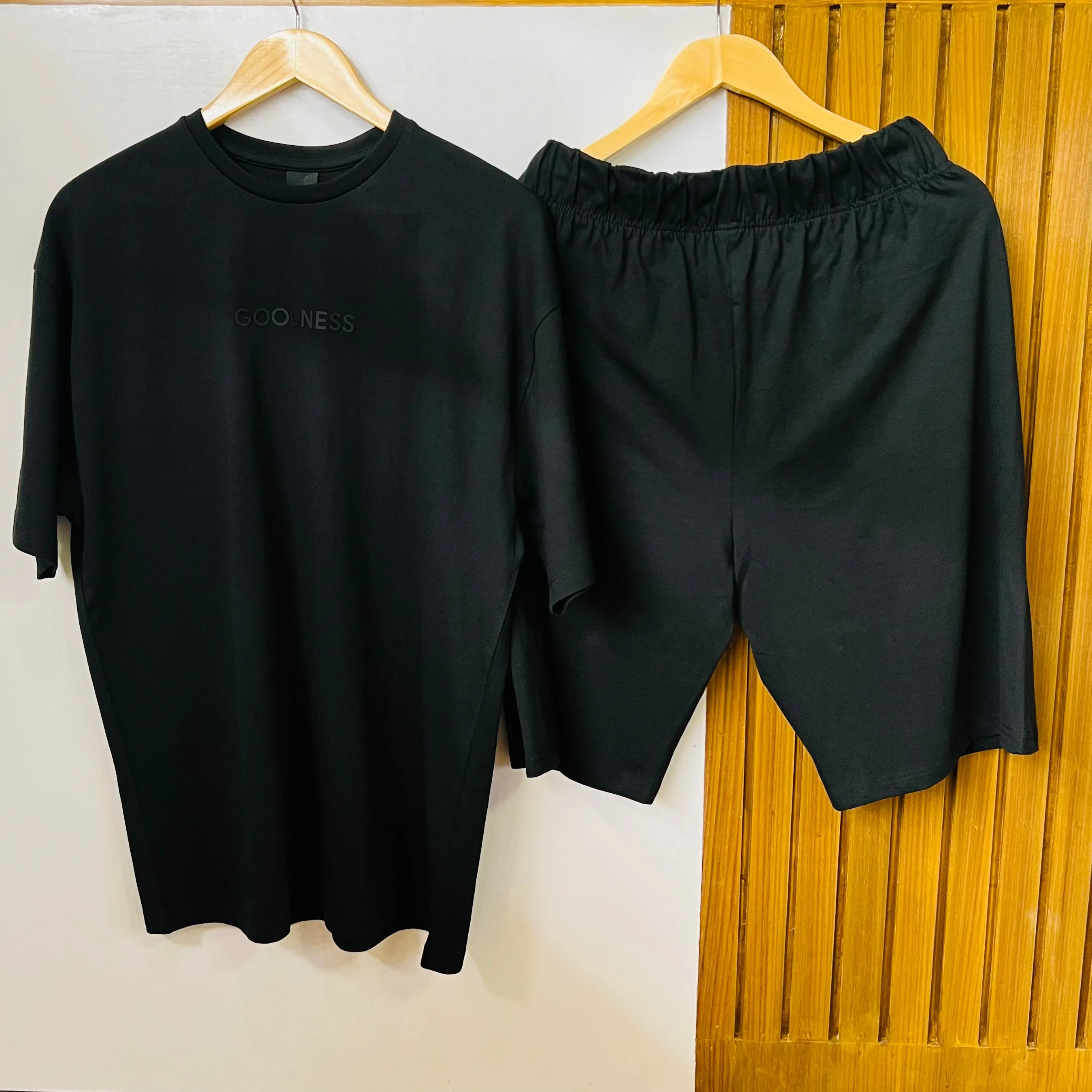 Co-Ord Set (Top Bottom) | Black