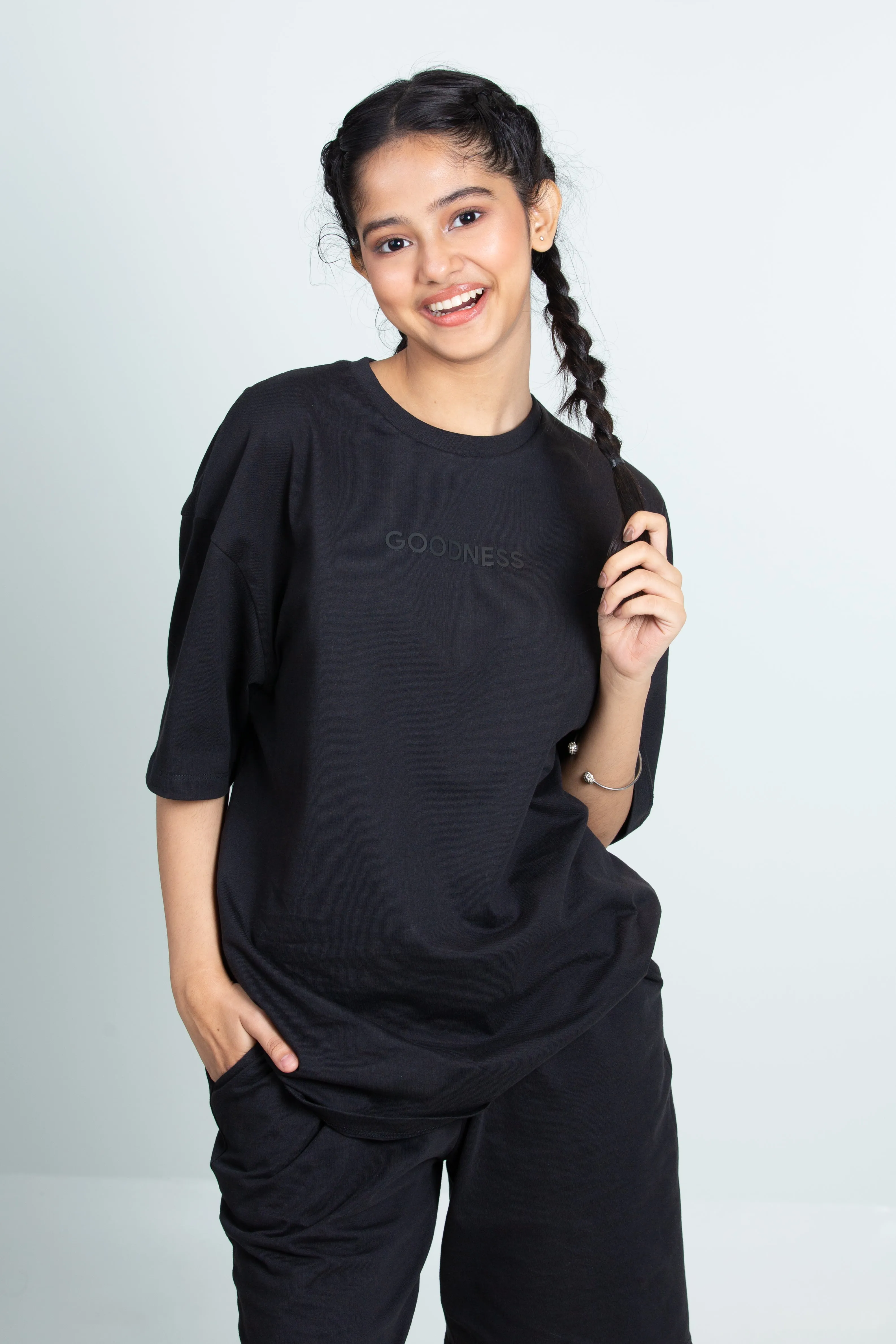Co-Ord Set (Top Bottom) | Black