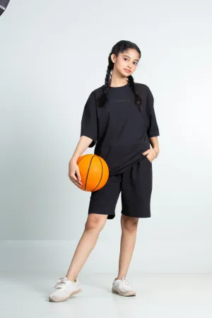 Co-Ord Set (Top Bottom) | Black